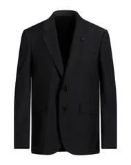 ラルディーニ メンズ アウター ジャケット・ブルゾン LARDINI テーラードジャケット Black ブラック