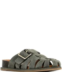 ドナルドプリネール レディース シューズ サンダル スエード Donald Pliner Manor Suede Fisherman Mules Olive オリーブ