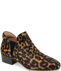ジェントルソウルズ レディース シューズ ブーツ・レインブーツ プリント Gentle Souls Fran Leopard Print Calf Hair Booties Leopard アニマル