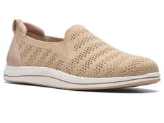 クラークス レディース シューズ スニーカー Clarks Breezey Izzy Sand Textile サンド