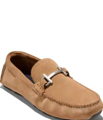 コールハーン メンズ シューズ スリッポン・ローファー スエード Cole Haan Mens Donohue Suede Grand Bit Drivers Toasted CoconutNicot