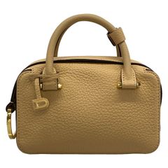DELVAUX(デルボー) ハンドバッグ新品同様 クールボックス ナノ AA0567AQY0AUFDO ラテ(ベージュ) レザー