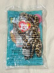 【TY】マクドナルド ハッピーミール Beanie Babies No.1 未開封 USA 1999年 アメトイ 90s ハッピーセット 平成レトロ 豹 レオパード