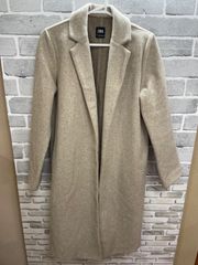 A【A23-56】◇ZARA サイズM(USA) チェスターコート　ベージュ