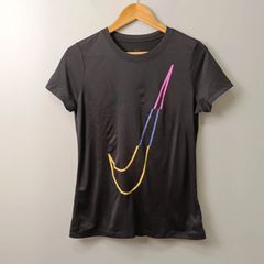 ナイキ NIKE 『 Dri-FIT』 レディース Tシャツ AS W NK DRY TEE LEG GET OU 【L】 ブラック／黒