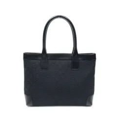 [中古] GUCCI グッチジップショッピングトート黒GGキャンバスA