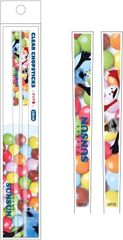パペットスンスン１８ｃｍクリア箸　チョコ 