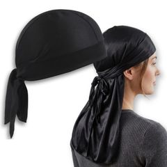 [UTST] ドゥーラグ バンダナ セット インナーキャップ デューラグ ナイトキャップ ターバン ダンス (2種類セット) [2種類セット]