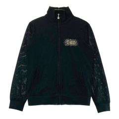 サイズ：2 DANCE WITH DRAGON ダンスウィズドラゴン  袖メッシュ ジップジャケット  ブラック系 [240101787285] ゴルフウェア レディース ストスト