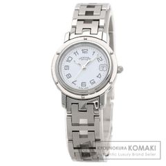 HERMES エルメス CL4.210 クリッパー 腕時計 SS SS レディース [中古]
