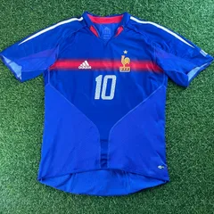 【 正規品 】ジネディーヌ・ジダン Zinedine Zidane フランス代表 2004 公式 オーセンティック adidas US M UEFA EURO ユニフォーム
