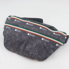 レスポートサック ボディバッグ ショルダーバッグ デニム調 鞄 カバン ブランド レディース グレー LeSportsac 【中古】