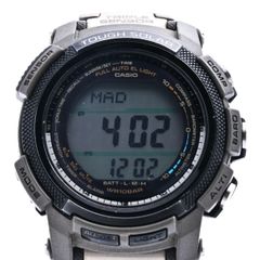 CASIO(カシオ) 腕時計 PRO TREK PRG-2000T メンズ チタン ダークグレー