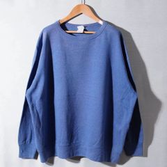00s USA 企画 フルーツオブザルーム FRUIT OF THE ROOM スウェット L ブルー 無地 スウェット easy to wear アメカジ アメリカ 古着 X039