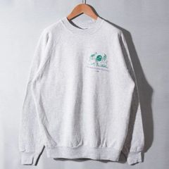 90s USA製 ONEITA オニータ スウェットXL グレー ヴィンテージ プリント POWER-SWEATS ストリート アメカジ アメリカ 古着 X117