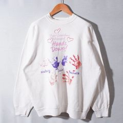 90s USA企画 タルテックス TULTEX スウェット L ホワイト ヴィンテージ  ラグラン ユニセックス アメカジ アメリカ 古着 X083