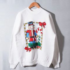 90s USA製 フルーツオブザルーム FRUIT OF THE ROOM スウェット XL ヴィンテージ ホワイト ラグラン アメカジ アメリカ 古着 X071