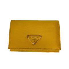 PRADA プラダ カードケース 名刺入れ 箱付 M504 イエロー