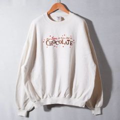 90s ジャージーズ JERZEES スウェット XL ヴィンテージ ベージュ ロゴ刺繍 雰囲気系 ストリート アメカジ アメリカ 古着 X076
