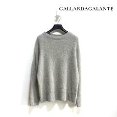 GALLARDAGALANTE ガリャルダガランテ エスペシャル ウール100% ふわふわ ニット プルオーバー 長袖 グレー A220