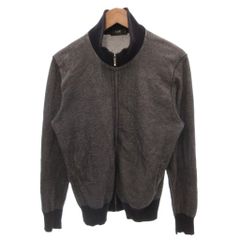 23区 オンワード樫山 상태좋음 トラックジャケット ニット ハイネック 46 紺 ネイビー SJ ■ECF009