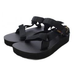 テバ Teva MIDFORM UNIVERSAL サンダル ストラップ USA6 黒 ブラック /TK ■GY99