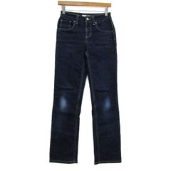 エドウィン デニムパンツ ジーンズ ボトムス ストレッチ レディース 26サイズ インディゴ EDWIN 【中古】