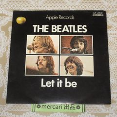 シングルレコード　ビートルズ　レット・イット・ビー　THE BEATLES　LET IT BE