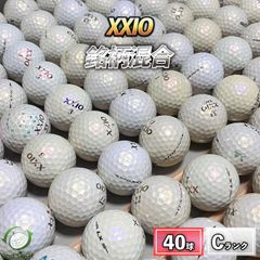 ロストボール ゼクシオ XXIO モデル混合 40球 年式混合 パールホワイト ランクC