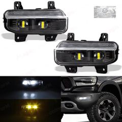 フォグランプ ダッジ ラム 1500 2019 - 24 LED 車用フロントバンパーヘッドライト DRL デイタイムランニングライト 12V