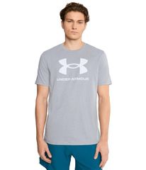 アンダーアーマー メンズ トップス シャツ スポーツスタイル ロゴ Under Armour Sportstyle Logo Short Sleeve TShirt Steelight Hea