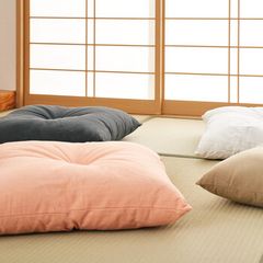座布団 長座布団 和風 ボリュームたっぷり 厚手 2サイズ 約60×60cm 4955872957111