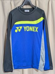 YONEX ヨネックス 裏起毛 ユニライトトレーナー S 青 黒