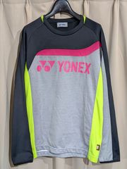YONEX ヨネックス HEAT CAPSULE 裏起毛 ユニライトトレーナー S グレー