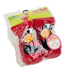 セサミストリート エルモアップ キャラソックス レッド ベビー 靴下 アパレル