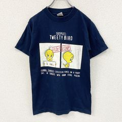 Warner Bros. Studio Store　ワーナーブラザーズ　半袖プリントTシャツ　トゥーイーティー　紺　ネイビー　Sサイズ　古着