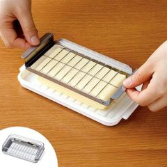 スケーター そのまま保存できるステンレスバターカッター＆ケース ステンカッター式バターケースDX(バターナイフ付) ベーシック BTG2DX