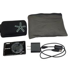186000 現状品 OLYMPUS オリンパス カメラ　STYLUS  ケース付き VG-180