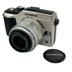 186000 動作確認済み OLYMPUS オリンパス デジタルカメラ シルバー ミラーレス一眼レフカメラ PEN Lite E-PL2