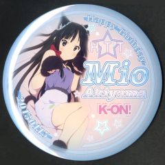 中古】バッジ・ピンズ 秋山澪(BDver.) 缶バッジ風プレート(デカ缶