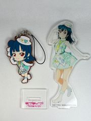 ラブライブ！サンシャイン！！ 津島善子 ヨハネ アクリルスタンド ラバーストラップ セット