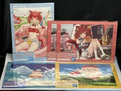 中古 一番くじ 赤見かるび B賞、C賞、D賞、E賞 イラストボード 5点セット B賞ダブり 即納