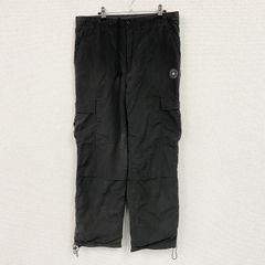 CONVERSE　コンバース　カーゴパンツ　ジップフライ　黒　ブラック　Mサイズ　古着　ボトムス メンズ コットン ナイロン【値引き交渉OK！】