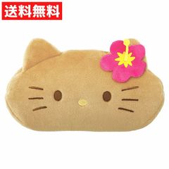 ハローキティ ひやけ ぬいぐるみフェイスペンポーチ サンリオキャラクターズ キティちゃん ペンケース 化粧ポーチ 小物入れ