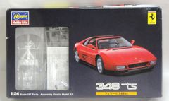 M[宅80]1276 ハセガワ 1/24 フェラーリ 348ts プラスチック組立キット 20231 箱潰れ大 未組立 長期保管品