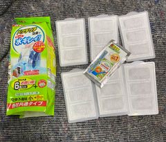 外掛けフィルター用共通タイプ交換フィルター6個（小8ｃｍ）