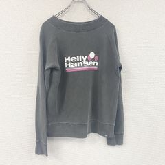 HELLY HANSEN ヘリーハンセン スウェット/トレーナー グレー Lサイズ 古着 トップス メンズ コットン【値引き交渉OK!】