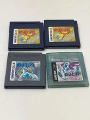 ☆ Nintendo ゲームボーイカラー ポケモン ゲームソフト 4点セット