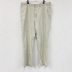 POLO RALPH LAUREN　ラルフローレン　チノパンツ　ジップフライ　アイボリー　35/32サイズ　古着　ボトムス メンズ コットン【値引き交渉OK！】