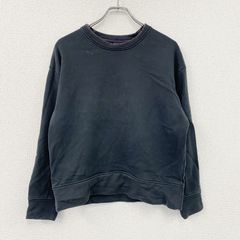 A.P.C.　アーペーセー　スウェット/トレーナー　無地　黒　ブラック　Sサイズ　古着　トップス メンズ コットン【値引き交渉OK！】